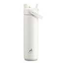 POWCAN 26 oz Insulated Water Bottle with 2-in-1 Straw and Spout Lid, Keep Cold 24H, Leak-Proof, Fits in Car Cup Holder, Stainless Steel Water Bottle for Sports, Travel, Gym, and School (Ivory)