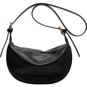 Crescent Crossbody Bag Women's Shoulder Hobo Handbag Purse- Adjustable Detachable Strap for Work Travel