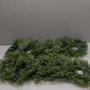 8 Pcs Christmas DIY Gree Wreath 10 Inch Green Artificial Wreaths DIY Faux Plain Wreaths Front Door Green Farmhouse Cabinets Wreath Indoor Outdoor Wall Decor(Pine Needle)