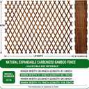 Bamboo Expandable Trellis for Climbing Plants, Wood Garden Lattice Fence Panel for Outdoor Balcony Patio Plant Support for Ivy Vine Roses,Animal Barrier,Indoor Balcony Patio Decor