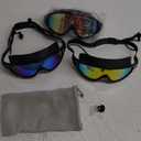 Rantizon Swim Goggles 3 Pack, Wide View Anti Fog&UV Swimming Goggles for Audlt, No Leaking Swim Glasses for Men Women Kids