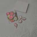 Yilloog 50 Pcs Self Adhesive Chenille Patches Paw Print Patches Smile Face Heart Patches Preppy Patches Chenille Rainbow Sew On Patches for Jackets Jeans(Cute Style)