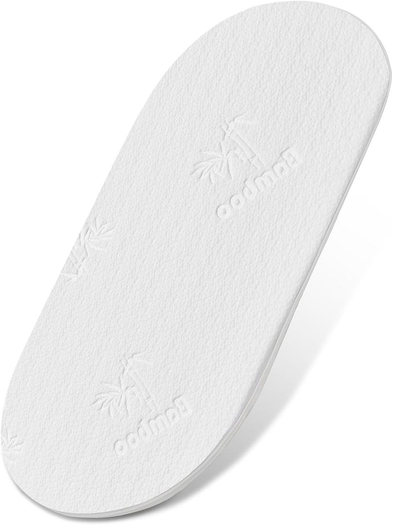 30x15 Bassinet Mattress forDream On Me Lacy: 2" Thick Dual Sided Gel Memory Foam Bassinet Mattress Fit for Most Moses Basket and Dream On Me Lacy Bassinet