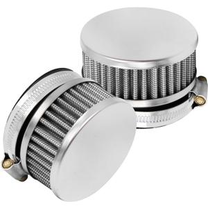 48mm-52mm Stainless Steel Air Intake Filter with Clamp Fits for Motorcycle Scooter (2)