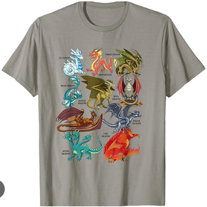 Dragon Types for Dragon Lovers the Dragon Type T-Shirt, Size M