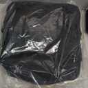 3 Ring Zipper Binder Bag for 700+ Sheets Capacity Detachable Backpack Straps & Shoulder 14 Inch Laptop for School and Office(Black)