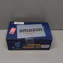 Gold Cocktail Shaker Set - Glass Cocktail Shaker with Strainer - Martini Shaker Set -Matching Cocktail Jigger & Bar Spoon with Muddler  Bartender Kit for Home Bar