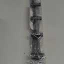 Black Wall Mounted Coat Rack  5 T-Shaped Pegs for Hats, Bags & Towels, Heavy-Duty Metal Rail for Entryway, Bathroom, Closet, Bedroom (1 Pack)