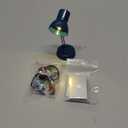 12Pcs Dollhouse Miniature Laptop Computer Tablet Phone Lamp Book Glasses Coffee Headset Simulation Accessories 1/12 1/6 Toy Pad Play Set Fits Barbie Doll Girl Mini Drink Party Office (Bule)