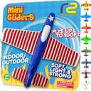 Airplane Toys for Kids: Stars & Stripes Foam Glider Plane Toy For Boys & Girls - USA Flag Design Gifts for Boys & Girls, Airplane Toy American Flag Model Color Airplanes for Outdoor Party Favor Toys