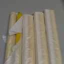 8PCS 9" Hand-Rolled Beeswax Taper Candles, Real Pure Beeswax, Handmade Honeycomb Candles, Flat Top, Brown Raw