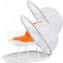 Eiito Hat Washer for Washing Machine,Hat Cleaner for Baseball Caps with Frame Cage and Mesh Bag2Pack White