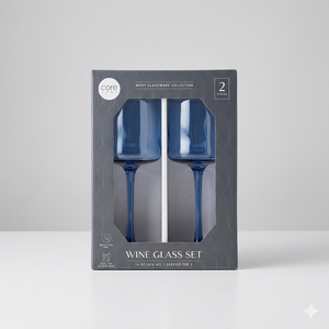 Core Home Wine Glasses Set of 2-Birthday/Father's Day Gifts,14oz Unbreakable Unique Wine Glass Ideal Gift