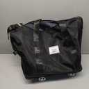 Finnhomy 50L Expandable Rolling Duffel Bag with Wheels Foldable Duffel Bag for Travel Carry on Bag with Wheels Luggage Travel bag Detachable Wheel Duffel Bag for Shopping Travel Outdoor, Black