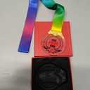 Mothers Day Gifts for Mom from Daughter Son, K9 Crystal Keepsake Medal Thank You Plaque Best Mom Ever Gifts for Mothers Birthday (Red-Gift Box Edition)