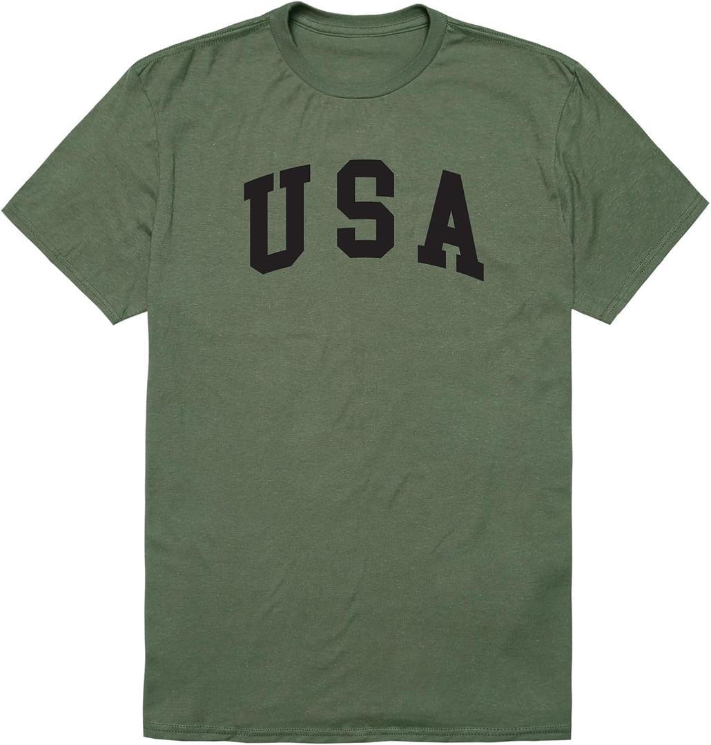 Rapiddominance America Basic Tees (X-Large, Olive)