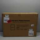 16x24 inch Metal Poster Frame - 16 x 24 Thin Aluminum Picture Frames Matted for 12x18 Photos, Artworks, Prints, Puzzle - High Definition Plexiglass - Vertical and Horizontal Display - Wall Hook Hanging Hardware Included - Black, Set of 1