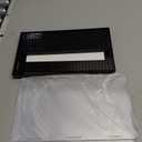 WMM Minifigure Display Case for Action Figures Blocks, Dustproof Acrylic Display Box Storage with 3 Movable Steps for Collection Models Minifigures, Bricks Blocks Toys (Large 1 Pack, Black)