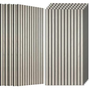 Acoustic Panels,47.2”x23.6”,10 Pack Soundproof Panels,Natural Oak