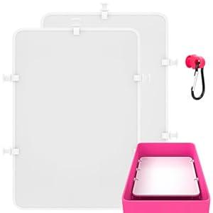 SMART DK Divider Tray (2-PACK BLUE) - Compatible with Original XL Bogg Bag, 4 Compartments, Handbag Organizer Inserts for Beach Bag Accessories, Lightweight ABS Material SMART DK Divider Tray (2-PACK BLUE) - Compatible with Original XL Bogg Bag, 4 Compartments, Handbag Organizer Inserts for Beach Bag Accessories, Lightweight ABS Material