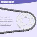 35 Roller Chain 3 Feet 95 Links with Chain Breaker Replacement for Go Kart Cart Mini Bike Bicycle Dirt Bike Motorcycles Powersports Accessories Parts with 35 Chain Master Links Connecting Link