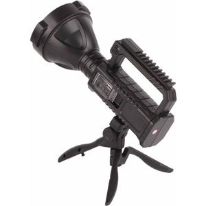 Acouto LED USB Rechargeable Flashlight with Tr and Power Display for Outdoor S