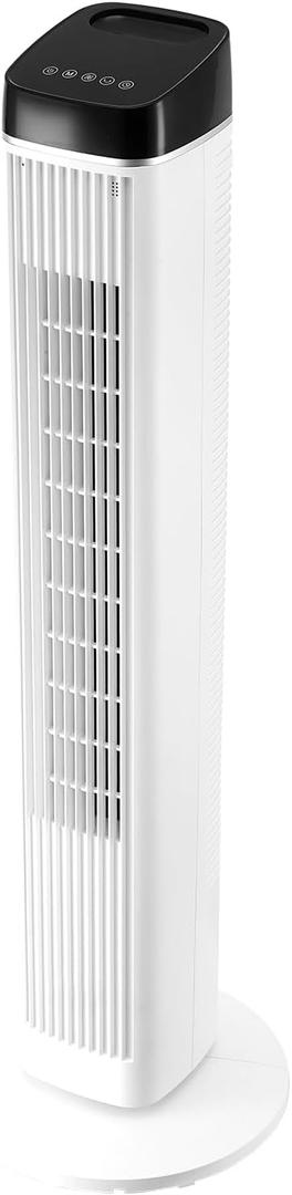 VEVOR Tower Fan, 22 ft/s Velocity Quiet Floor Fan, 70 Oscillating Fans for Indoors with 3 Speeds, 4 Modes, 12H Timer, Portable Standing Bladeless Fan with Remote Control for Bedroom, Office, Home