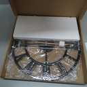 Large Wall Clock for Lving Room,16 Inch Modern Industrial Decorative Metal Silent Battery Operated Big Roman Numerals Wall Clocks for Bedroom,Kitchen,Dining Room,Office,Kitchen