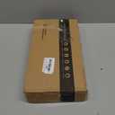 Toilet Paper Basket, Bathroom Basket for Counter Toiletries Towel Decor, Toilet Tank Tray, Guest Back of Toilet Organizer Storage, Vanity Tray for Perfume Makeup, Kitchen 13x6.5 Brown-Black