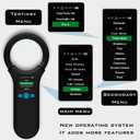 Smoostart Multifunction Bluetooth Microchip Scanner, Pet Microchip Reader with Latest Operating System, FDX-B/EMID 500 Records Data History Locally Available Or Upload to PC/Cell Phone/PAD
