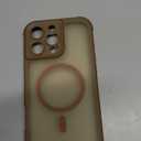 Thomo Magnetic for iPhone 16 Pro Max Case, [Full Camera Protection] [Compatible with Magsafe] Military-Grade Shockproof, Anti-Fingerprint Translucent Matte Phone Case,Brown