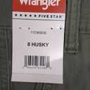 Wrangler Boys' Charge Cargo Pant (8 Husky, Olive)