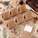 30 Pcs Christian Gifts Bulk Daily Bible Verse Desk Flip Calendars 2026 Vintage Scripture Perpetual Calendar 3 x 2.6" Inspirational Desk Calendars Religious Back to School Teacher Gifts