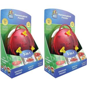 More Birds Hummingbird Feeder, 3-in-1, 6-oz.