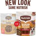 Nutrish Soup Bones Minis Premium Dog Chews with Real Beef and Barley, 6.3 oz Pouch, Pack of 7 (Rachael Ray)