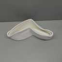 Small Woven Easter Basket with Gift Bag and Ribbon  Empty Burr Basket for Gifts, Baby Shower, & Birthdays  Decorative Rope Storage Organizer for Shelves, 12"x8"x5", White