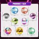 18 PCS Disco Party Decorations, Spiral Party Decorations, 70s Disco Ball Ceiling Decorations Hanging, Retro Dance Party Decor for 70s 80s Birthday Garland