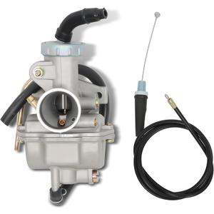 ALL-CARB Carburetor and Throttle Cable Replacement for Honda CRF80F XL70 SL70 XL75 XR80 XR80R Carb