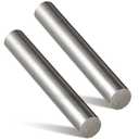 Gisafai 2 Pcs 3/4" Diameter Carbon Steel Round Rod Bar 6" Length Solid Hot Rolled A36 Mild Applied Gear Shaft DIY Models Metal Working for Machining Fabrication