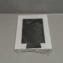 5x7 Merry Christmas Picture Frame, Holds 5x7 Photo or 4x6 with Mat, Wood Photo Frame for Wall & Tabletop Display, Santa Snowflake Reindeer Crystalball Gift Decor, Whitewashed