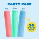 JOYIN 108 PCS Sidewalk Chalk Set in 36 Count, 3 Assorted Colors, Non-Toxic Jumbo Washable Driveway Chalk for Outdoor Art Play, Great Gift Toys for Kids, Classroom