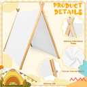 6 Pack Teepee Tents Bulk, Sleepover Play Tents Washable Foldable Teepee Shelter for Indoor Outdoor Slumber Pajama Party(White), 46.5" L X 43.3" H X 34.6" W