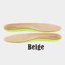 Shock Absorption and Cushioning Sports Shoe Insoles,Comfortable Sports Shoe Inserts for Men Women Kids,Relieve Foot Pain (Beige, Women US 8.5-9 Men 7.5-8)