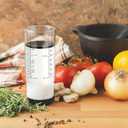 6 Pcs Adjustable Measuring Cup Set Include 2 Cup Measuring Cups 5 Pcs Measuring Spoons for Liquid Dry Semi-solid Ingredients, Metric Standard Units, Space-saving Kitchen Baking Tool