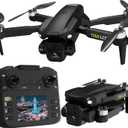 TD12LCD Drone with Camera, Foldable RC Drone with LCD Screen Remote Control Brushless Motor Dron Optical Flow Positioning Drones for Adults Quadcopter for Beginners