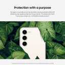 SAMSUNG Galaxy S23+ Plus Frame Phone Case, Dual Look Protective Cover w/ 2 Interchangeable Blackplates Including Clear and Card Slot Holder, US Version, EF-MS916CWEGUS, White