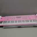Hricane Piano Keyboard, 61 Keys Beginner Electronic Keyboard Portable Digital Music Keyboard, Early Education Music Instrument with Microphone & Music Sheet Stand (Pink)