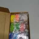 IndigoCase 12 Rolls Self Adhesive Bandage Wrap 1 Inch, Multi Color Elastic Athletic Tape, Vet Wrap, Wrist Tape, Small Bandage for Kids, Fingertip, Dog, Pets