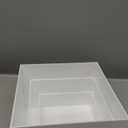 Suzile 9 Pcs Acrylic Buffet Risers Display Box Cube 5 Sided Food Riser Table Stand for Display with Hollow Bottoms for Party, 8 x 8 x 6, 7 x 7 x 4 Inches, 6 x 6 x 2 Inches, White 