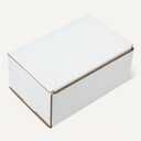 Amazon Basics Cardboard Shipping Mailer Boxes, 9" x 6" x 4", White, 25-Pack